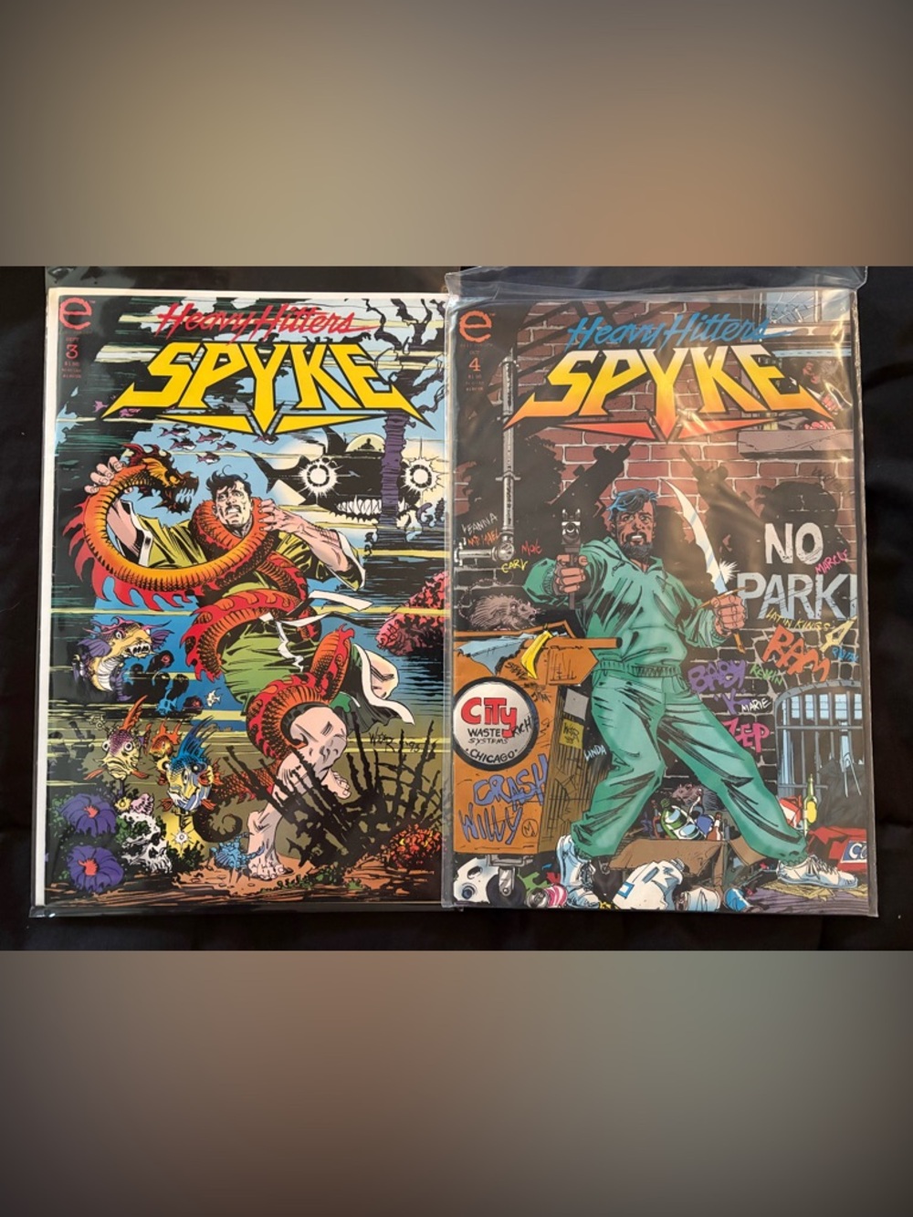 Heavy Hitters Spyke Comic Book Duo